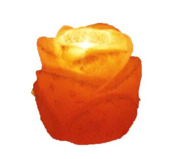 Himalayan Salt Rose Flower Candle Holder