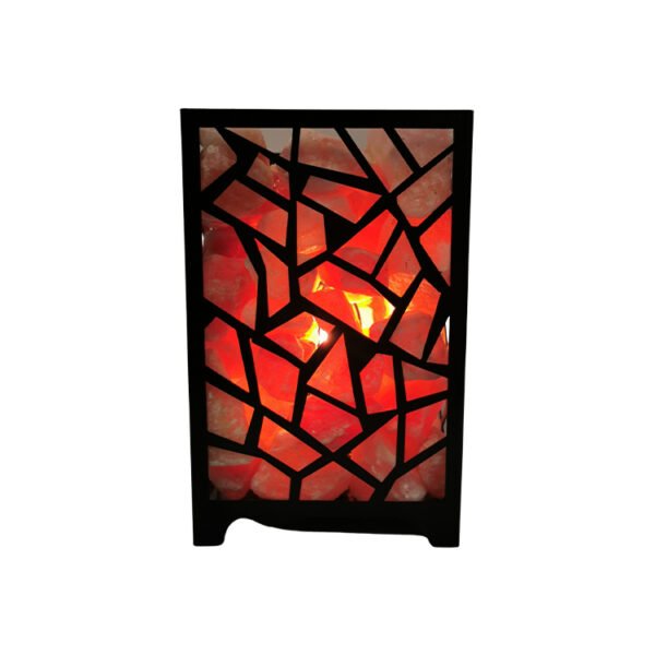 Wrought Iron Jungle Salt Lamp