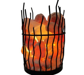 Wrought Iron Rough Salt Lamp