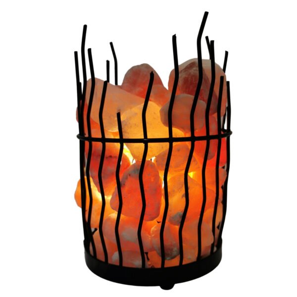 Wrought Iron Rough Salt Lamp