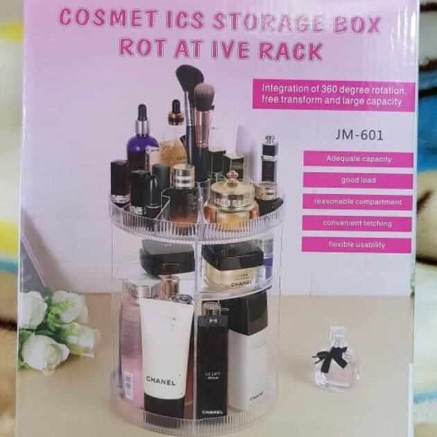 Cosmetic storage box Rack