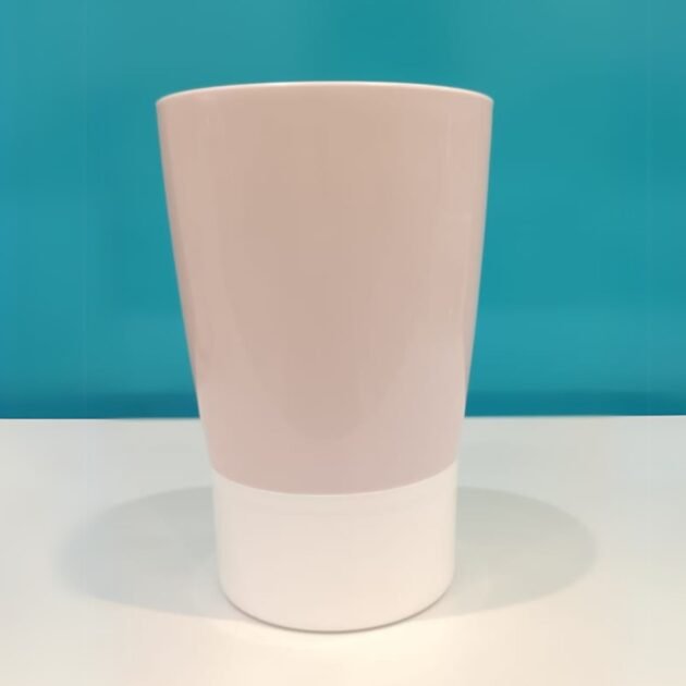 3pc Plastic Pink Glass for Daily Drink and Reusable