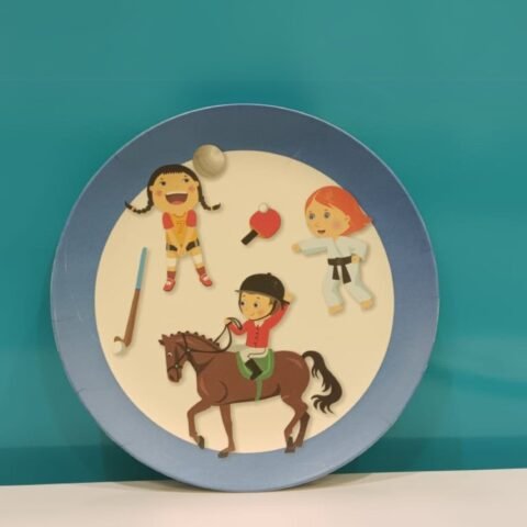 kids Blue Plate for Food