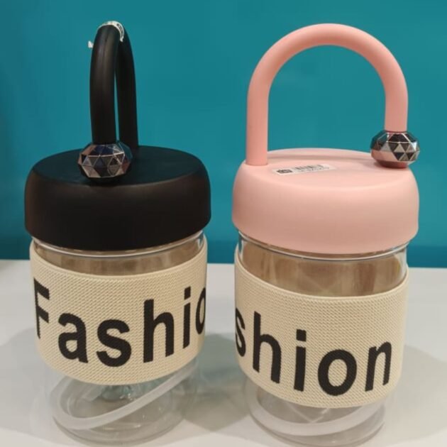 set of 2 Glass container Small and fancy