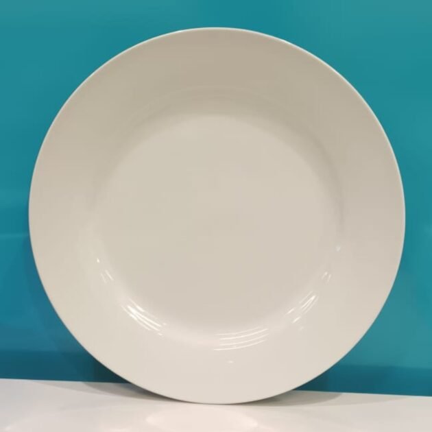 White Plate for Food Serving