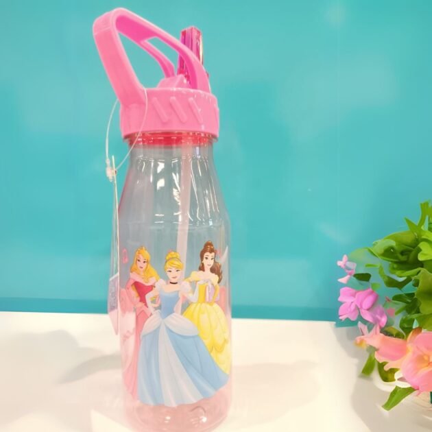 Fancy Pink kids Water Bottle for multiple use for school and for travelling
