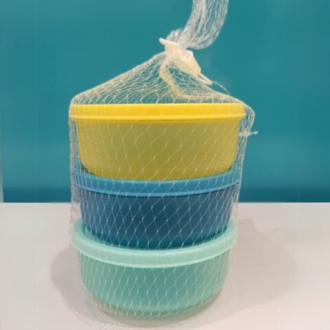 set of 3 Plastic Medium size container for Food preservation