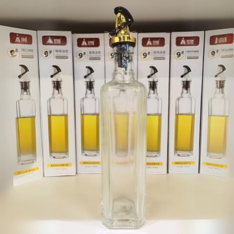 Oil Bottle for Kitchen use glass material