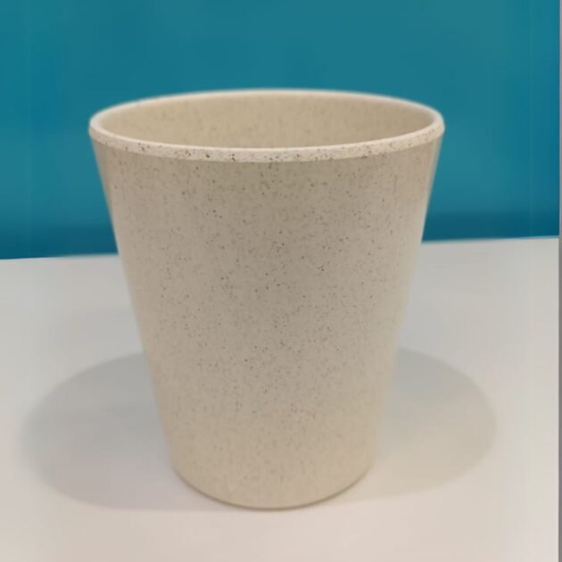 2 Pc Beautiful Plain Mug for Routine Usage