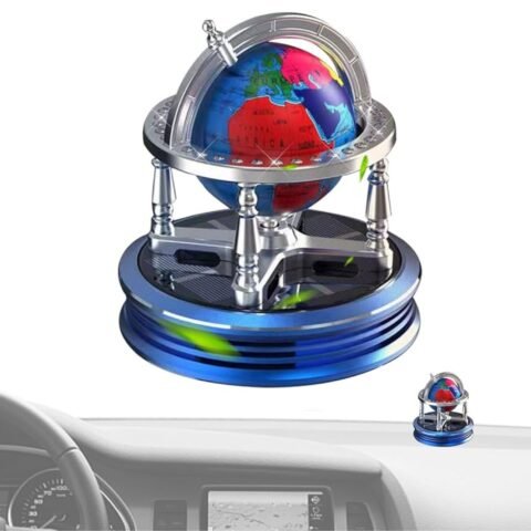 Generic Solar Car Air Freshener Rotating Earth
