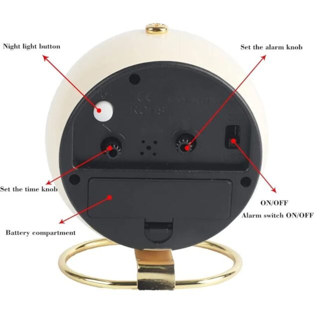 Analogue Alarm Clock - Image 2