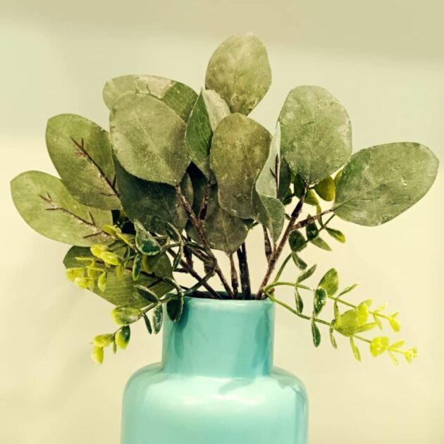 1pc Artificial Tree Branches of Eucalyptus Leaves Autumn  ديكور المنزل