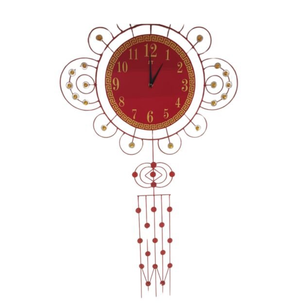 Beautiful Wall Clock for Your Home Décor Red Latest Fashion