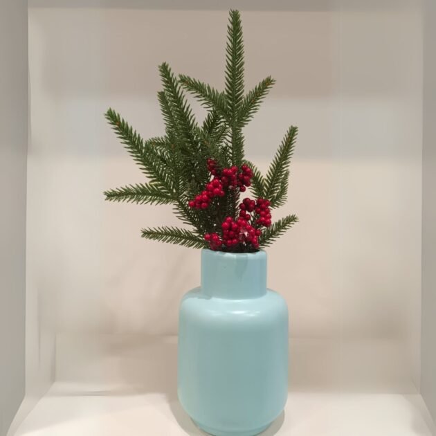 1 pc Faux Berries Pine Cone Decoration Artificial Pine branch توت صنوبر مخاريط ديكورات منزلية