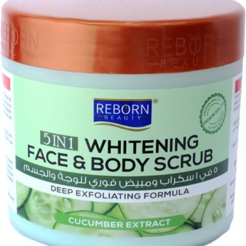 Reborn Beauty 5 in 1 Whitening Face and Beauty Scrub