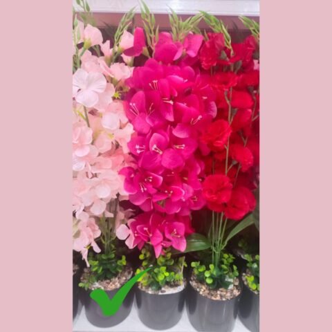 1 Piece White Indoor Artificial Plant for Home Décor C220