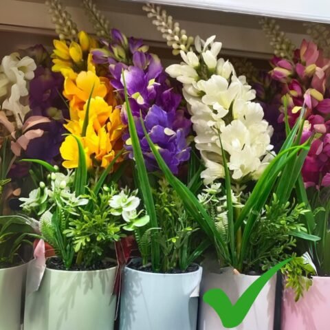1 Piece White Indoor Artificial Flower for Home Décor C226