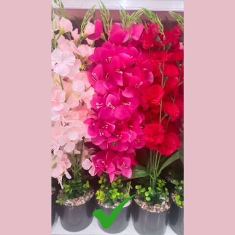 1 Piece Pink Indoor Artificial Plant for Home Décor C218