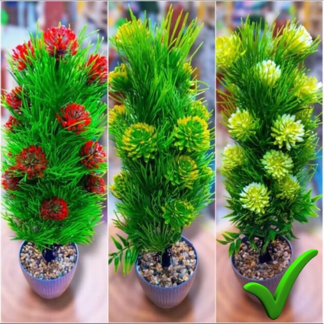 Yellow Indoor Artificial Plant for Home Décor C203