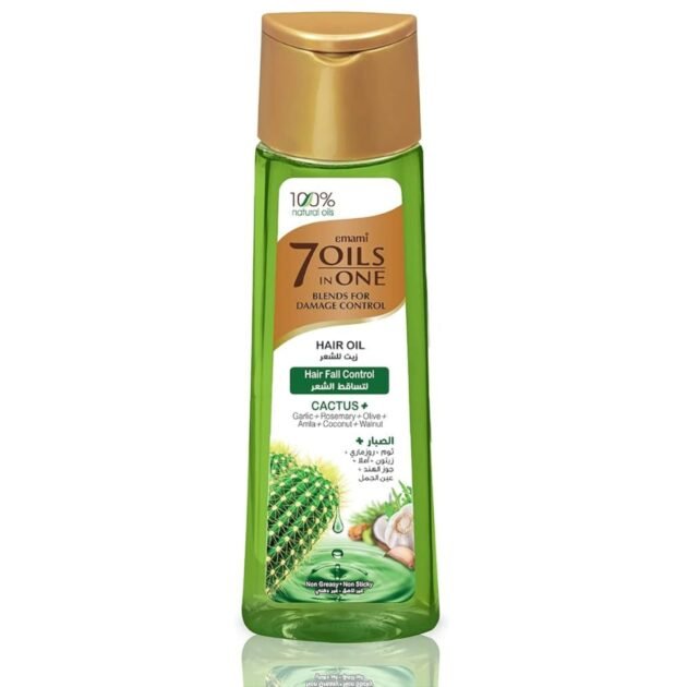 Emami 7 Oils in One Cactus  | Blends for Damage Control Hair Oil