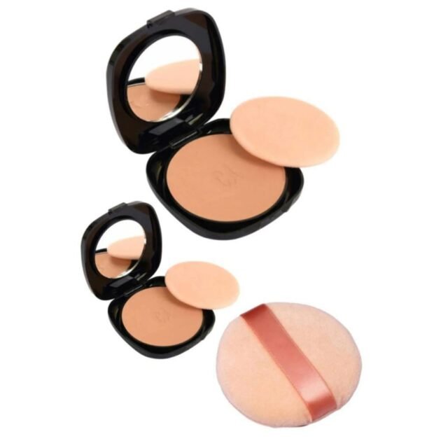 Catherine Arley Powder Compact Powder 7 X2 Sponge Set