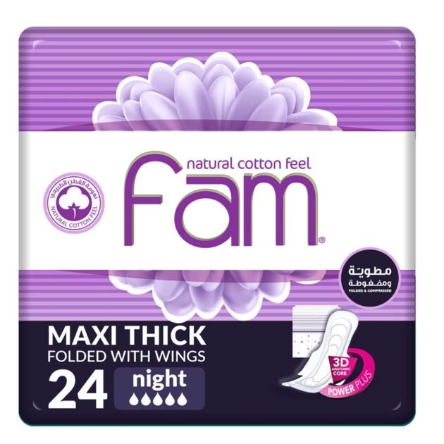 Buy Fam Super Sanitary Pads with Wings 24 Nights