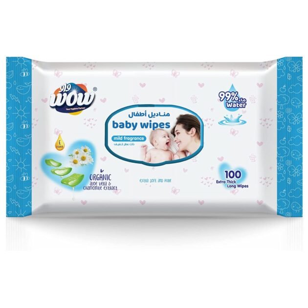 Wow Baby Wet Wipes, Extra & Long 80 X 3 Packs, 240 Sheets
