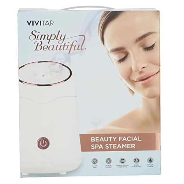 Beauty Facial Spa Steamer One Size White
