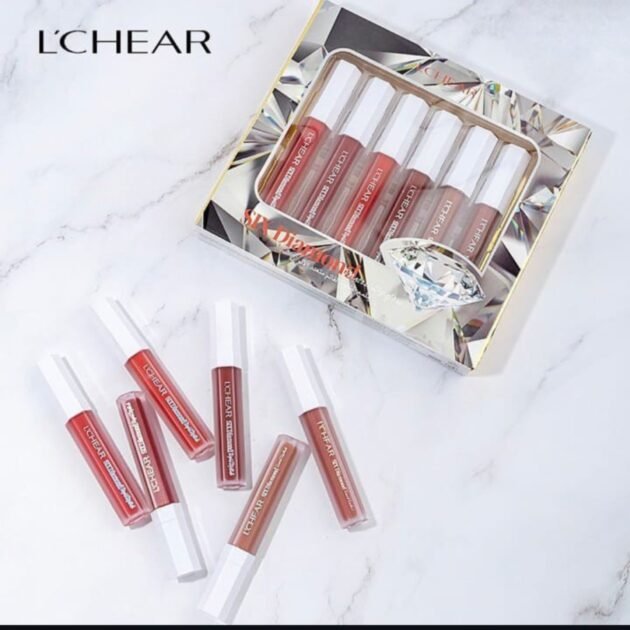 LCHER Lip Gloss Ultra HD with 6 colors